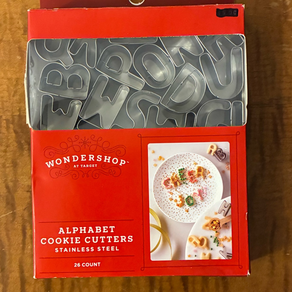 Alphabet Cookie Cutters